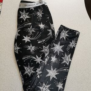 Victoria's Secret Sparkly Star Leggings M